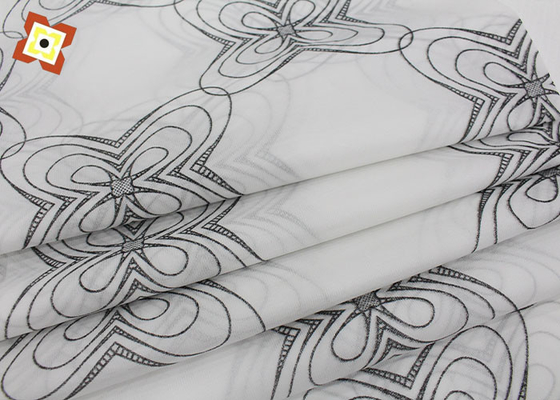 100gsm 100% Polyester Nệm vải sợi dọc dệt kim In kỹ thuật số Vải sợi hóa học