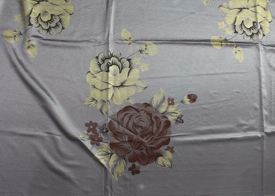 Sản phẩm dệt may gia dụng 75 GSM Vải nệm in vàng 100 Vải nệm polyester
