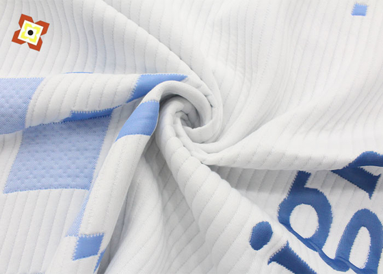 Vải nệm Jacquard dệt kim 90gsm 100% Polyester chống tĩnh điện