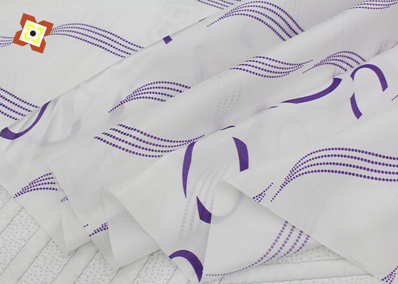 Nệm in bằng sợi polyester chống nấm mốc Vải dệt kim sợi dọc