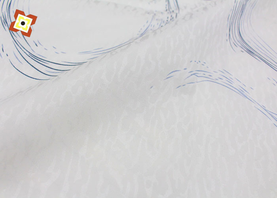 Nệm in bằng sợi polyester chống nấm mốc Vải dệt kim sợi dọc