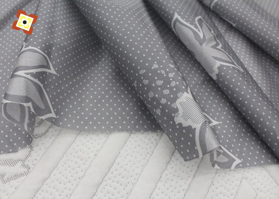 Vải dệt kim nệm 100% Polyester 100gsm được in