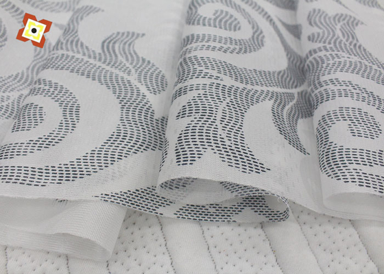 Vải dệt kim nệm 100% Polyester 100gsm được in