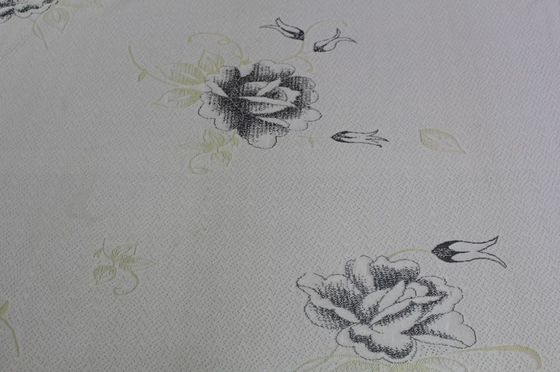 Vải nệm dệt kim Jacquard rộng 2,2m 240g / M2 với hoa văn hoa hồng