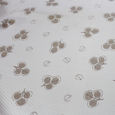 Vải dệt kim Jacquard Polyester 160gsm thoáng khí cho Nệm