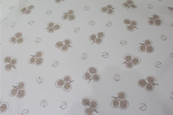 Vải dệt kim Jacquard Polyester 160gsm thoáng khí cho Nệm