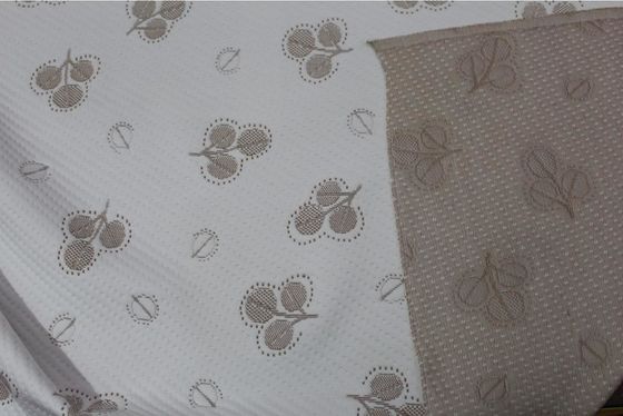 Vải dệt kim Jacquard Polyester 160gsm thoáng khí cho Nệm
