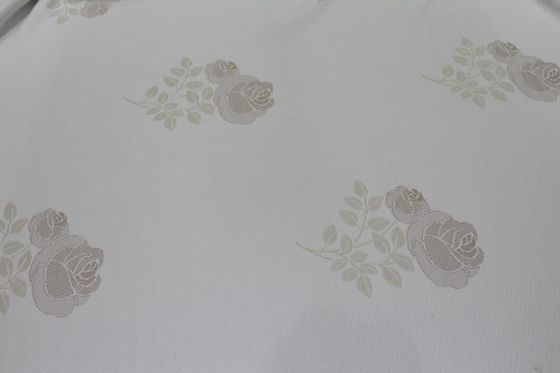 Vải dệt kim Polyester Jacquard chống ẩm 200gsm với hoa văn in hoa hồng