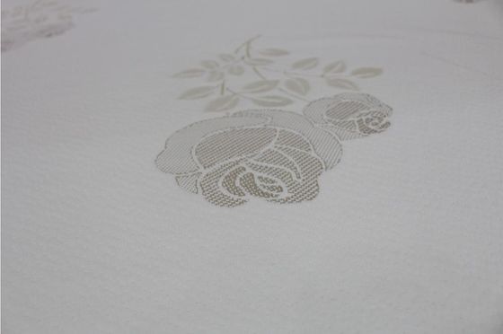 Vải dệt kim Polyester Jacquard chống ẩm 200gsm với hoa văn in hoa hồng