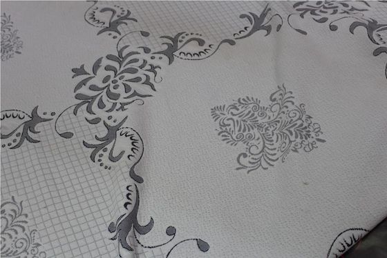 2.4m Chiều rộng 300gsm Vải dệt kim Jacquard căng cho tấm bảo vệ nệm