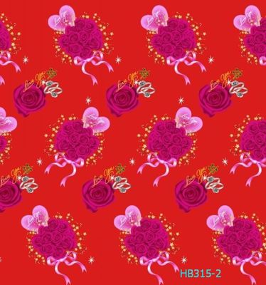 Vải Polyester chải kỹ 60gsm màu đỏ Chất chống cháy