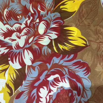 Vải chần bông Polyester chống thấm nước 70gsm với bột màu in