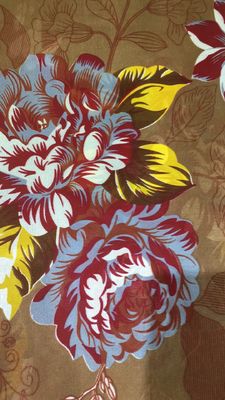 Vải chần bông Polyester chống thấm nước 70gsm với bột màu in