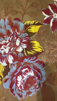 Vải chần bông Polyester chống thấm nước 70gsm với bột màu in
