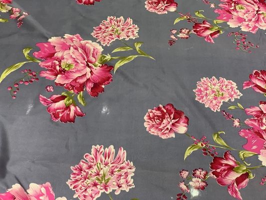 Vải Polyester 100gsm Rộng 2,3m In hoa cho Nệm