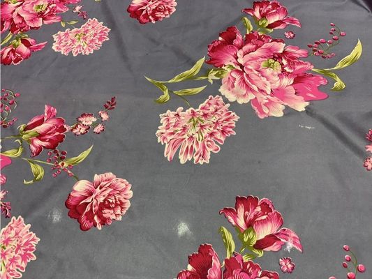 Vải Polyester 100gsm Rộng 2,3m In hoa cho Nệm