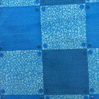 Bụi Mite Proof Vải Polyester màu xanh nhạt, Vải nệm Jacquard 38g / M2