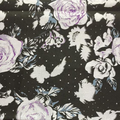 Vải Pongee Polyester W210cm, Vải hoa mai co giãn chống cháy