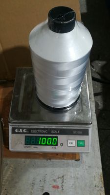 Sợi trắng thô chống rách Sợi 150d / 3 Spun Polyester Chỉ khâu