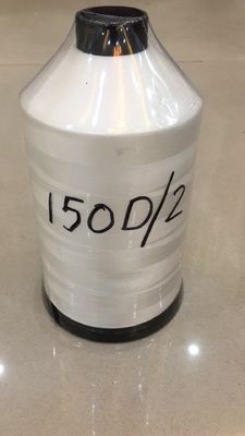 Sợi trắng thô chống rách Sợi 150d / 3 Spun Polyester Chỉ khâu
