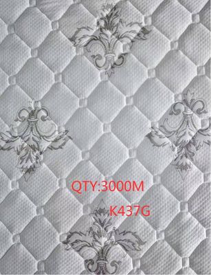 Vải nệm Jacquard rộng 2,4m cho nội thất phòng ngủ Màu hồng xanh lá cây trắng