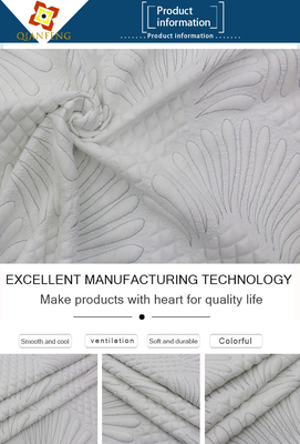 Gối tùy chỉnh Simmons Nệm Quilting Vải dệt kim Jacquard Sợi cao su nhuộm