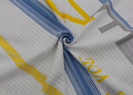 Knitted Jacquard Bamboo Fiber Fabric Yarn Dyed Polyester Latex Pillow Bed Cushion