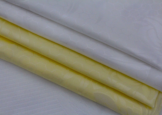 Bán buôn hoa văn cơ bản màu trắng In vải pongee polyeste tricot cho tấm bảo vệ nệm