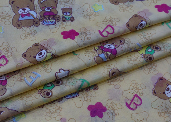 Polyester sợi dọc dệt kim in màu Nệm vải chần gòn Chiều rộng 225cm