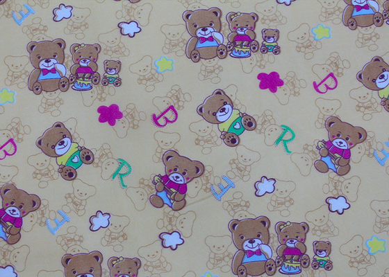 Polyester sợi dọc dệt kim in màu Nệm vải chần gòn Chiều rộng 225cm