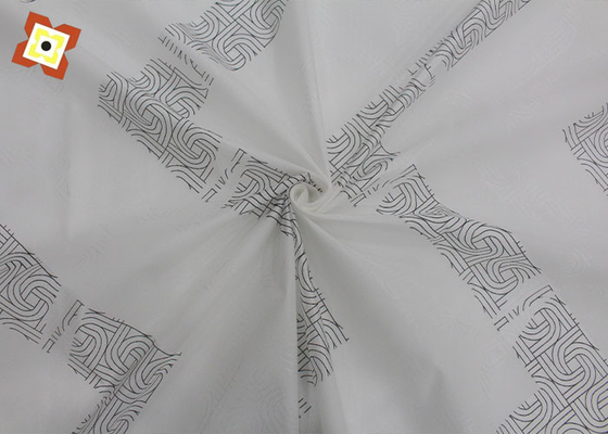 Polyester Pengji bảo vệ nệm vải màu sắc in sợi dọc dệt kim